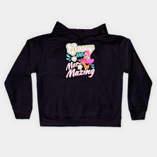 Stay Groovy And Mer-Mazing Mermaid Kids Hoodie